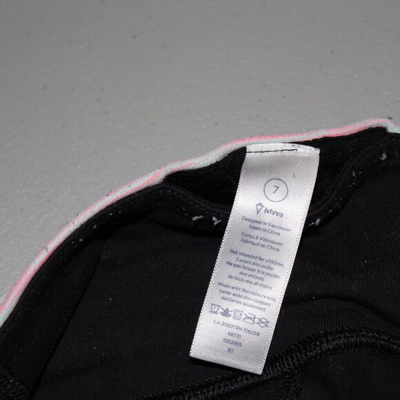Black Ivivva Athletic Pants Size 7 - Picture 2 of 4